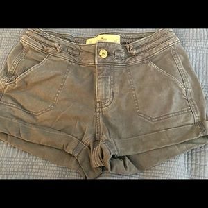 Hollister faded blue shorts. Size 00.